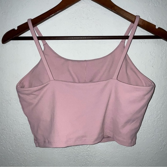 Women's Mauve Longline Sports Bra - Picture 3 of 6
